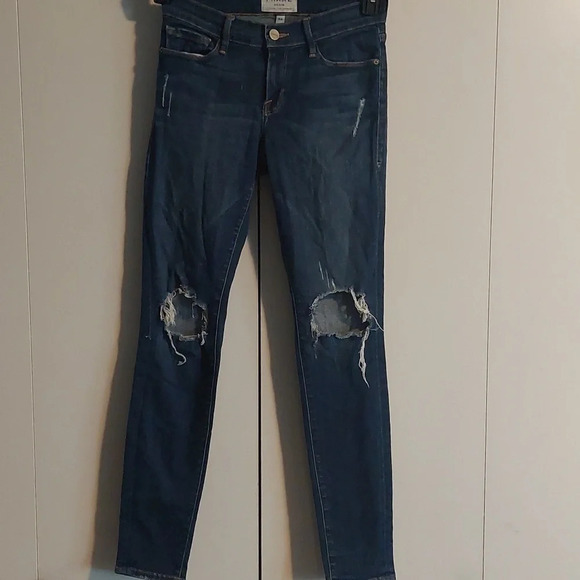 FRAME DENIM LE SKINNY DE JEANNE SIZE 26 - Picture 2 of 7